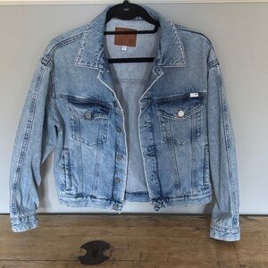 NWOT AG Adriano Goldschmied Light Blue Denim Jacket